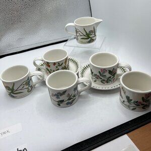 Portmeirion Botanic Garden Teacups & Saucers Creamer